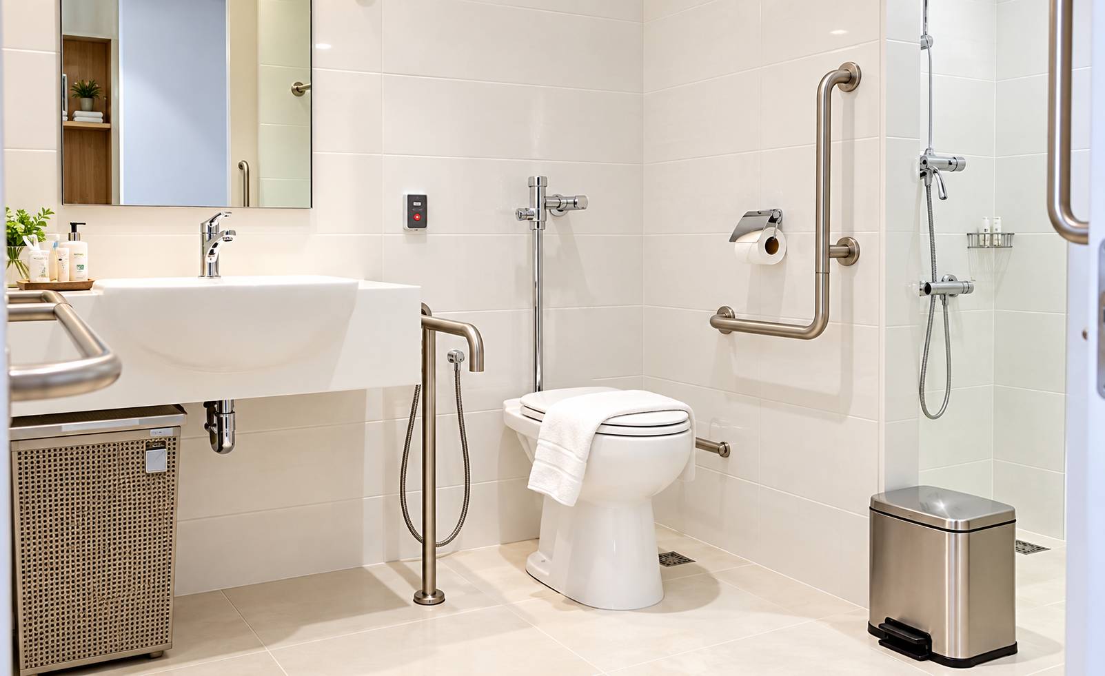 En-suite private hospital bathroom