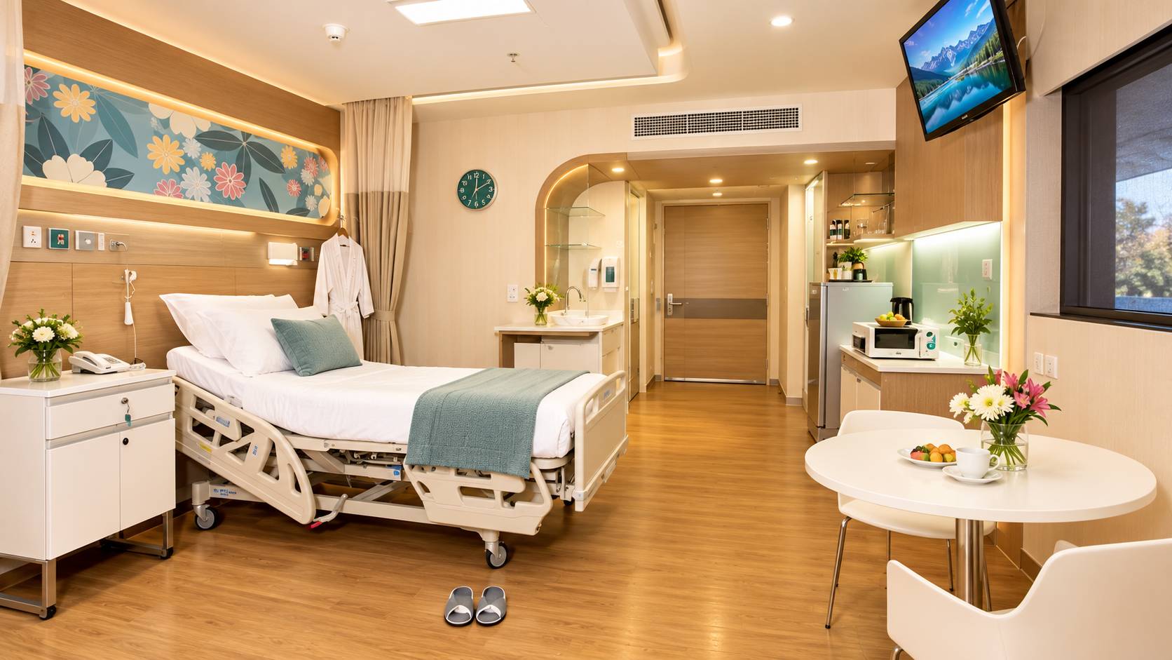 Sissy Clinic luxury hospital recovery suite