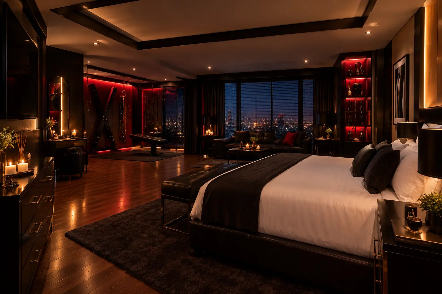 Sensory surrender suite acoustic private salon